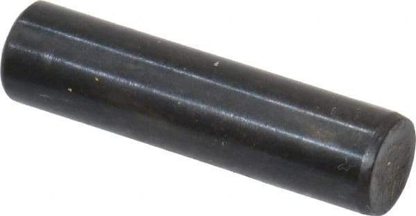 Holo-Krome - 5mm Diam x 20mm Pin Length Grade 8 Alloy Steel Standard Dowel Pin - Black Luster Finish, C 60 (Surface) & C 50-58 Hardness, 1 Beveled & 1 Rounded End - Americas Industrial Supply