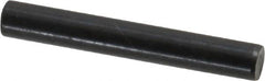 Holo-Krome - 5mm Diam x 35mm Pin Length Grade 8 Alloy Steel Standard Dowel Pin - Black Luster Finish, C 60 (Surface) & C 50-58 Hardness, 1 Beveled & 1 Rounded End - Americas Industrial Supply