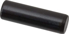 Holo-Krome - 6mm Diam x 20mm Pin Length Grade 8 Alloy Steel Standard Dowel Pin - Black Luster Finish, C 60 (Surface) & C 50-58 Hardness, 1 Beveled & 1 Rounded End - Americas Industrial Supply