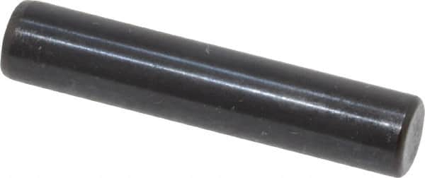 Holo-Krome - 6mm Diam x 30mm Pin Length Grade 8 Alloy Steel Standard Dowel Pin - Black Luster Finish, C 60 (Surface) & C 50-58 Hardness, 1 Beveled & 1 Rounded End - Americas Industrial Supply