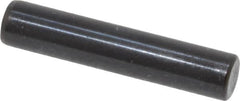 Holo-Krome - 6mm Diam x 30mm Pin Length Grade 8 Alloy Steel Standard Dowel Pin - Black Luster Finish, C 60 (Surface) & C 50-58 Hardness, 1 Beveled & 1 Rounded End - Americas Industrial Supply