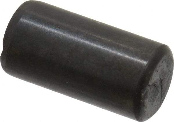 Holo-Krome - 8mm Diam x 16mm Pin Length Grade 8 Alloy Steel Standard Dowel Pin - Black Luster Finish, C 60 (Surface) & C 50-58 Hardness, 1 Beveled & 1 Rounded End - Americas Industrial Supply