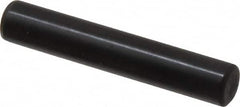 Holo-Krome - 8mm Diam x 45mm Pin Length Grade 8 Alloy Steel Standard Dowel Pin - Black Luster Finish, C 60 (Surface) & C 50-58 Hardness, 1 Beveled & 1 Rounded End - Americas Industrial Supply