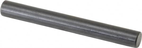 Holo-Krome - 8mm Diam x 70mm Pin Length Grade 8 Alloy Steel Standard Dowel Pin - Black Luster Finish, C 60 (Surface) & C 50-58 Hardness, 1 Beveled & 1 Rounded End - Americas Industrial Supply