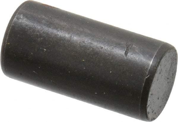Holo-Krome - 10mm Diam x 20mm Pin Length Grade 8 Alloy Steel Standard Dowel Pin - Black Luster Finish, C 60 (Surface) & C 50-58 Hardness, 1 Beveled & 1 Rounded End - Americas Industrial Supply