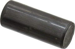 Holo-Krome - 10mm Diam x 25mm Pin Length Grade 8 Alloy Steel Standard Dowel Pin - Black Luster Finish, C 60 (Surface) & C 50-58 Hardness, 1 Beveled & 1 Rounded End - Americas Industrial Supply
