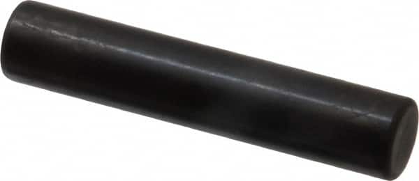 Holo-Krome - 10mm Diam x 50mm Pin Length Grade 8 Alloy Steel Standard Dowel Pin - Black Luster Finish, C 60 (Surface) & C 50-58 Hardness, 1 Beveled & 1 Rounded End - Americas Industrial Supply