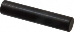 Holo-Krome - 10mm Diam x 50mm Pin Length Grade 8 Alloy Steel Standard Dowel Pin - Black Luster Finish, C 60 (Surface) & C 50-58 Hardness, 1 Beveled & 1 Rounded End - Americas Industrial Supply