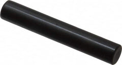 Holo-Krome - 10mm Diam x 60mm Pin Length Grade 8 Alloy Steel Standard Dowel Pin - Black Luster Finish, C 60 (Surface) & C 50-58 Hardness, 1 Beveled & 1 Rounded End - Americas Industrial Supply