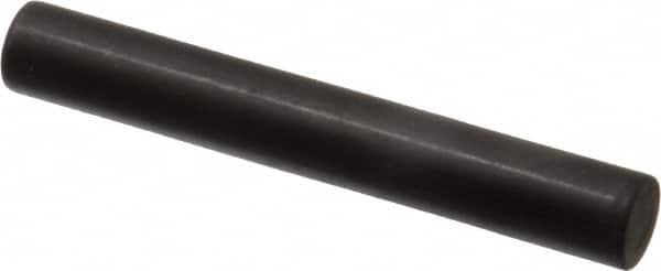 Holo-Krome - 10mm Diam x 70mm Pin Length Grade 8 Alloy Steel Standard Dowel Pin - Black Luster Finish, C 60 (Surface) & C 50-58 Hardness, 1 Beveled & 1 Rounded End - Americas Industrial Supply