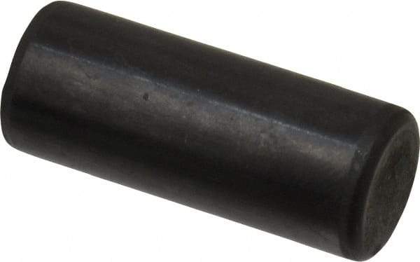 Holo-Krome - 12mm Diam x 30mm Pin Length Grade 8 Alloy Steel Standard Dowel Pin - Black Luster Finish, C 60 (Surface) & C 50-58 Hardness, 1 Beveled & 1 Rounded End - Americas Industrial Supply