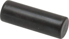 Holo-Krome - 12mm Diam x 35mm Pin Length Grade 8 Alloy Steel Standard Dowel Pin - Black Luster Finish, C 60 (Surface) & C 50-58 Hardness, 1 Beveled & 1 Rounded End - Americas Industrial Supply