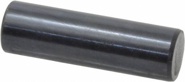 Holo-Krome - 12mm Diam x 40mm Pin Length Grade 8 Alloy Steel Standard Dowel Pin - Black Luster Finish, C 60 (Surface) & C 50-58 Hardness, 1 Beveled & 1 Rounded End - Americas Industrial Supply