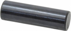 Holo-Krome - 12mm Diam x 40mm Pin Length Grade 8 Alloy Steel Standard Dowel Pin - Black Luster Finish, C 60 (Surface) & C 50-58 Hardness, 1 Beveled & 1 Rounded End - Americas Industrial Supply