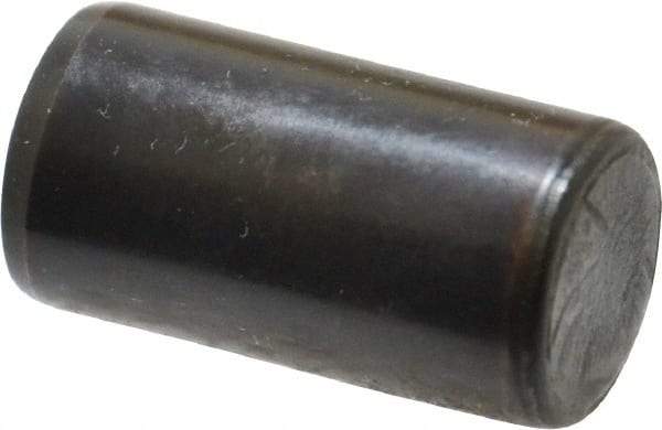 Holo-Krome - 16mm Diam x 30mm Pin Length Grade 8 Alloy Steel Standard Dowel Pin - Black Luster Finish, C 60 (Surface) & C 50-58 Hardness, 1 Beveled & 1 Rounded End - Americas Industrial Supply