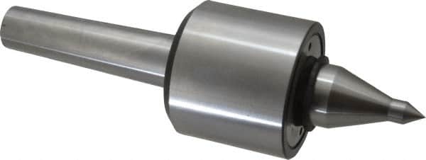 Riten - MT4 Taper Shank, 3-1/16" Head Diam 4,500 Lb Capacity Live Center - 5,000 Max RPM, 2-25/32" Head Length, 1/2" Point Diam, 2-5/8" Point Len, 1,100 Lb Max Workpc, 3/4" Long Tip, 3/4" Tip Diam, Long Point - Americas Industrial Supply