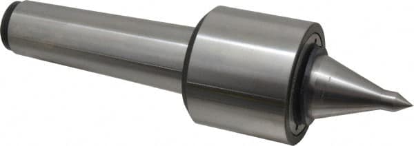 Riten - MT5 Taper Shank, 3-1/16" Head Diam 6,800 Lb Capacity Live Center - 5,000 Max RPM, 2-25/32" Head Length, 1/2" Point Diam, 2-5/8" Point Len, 1,100 Lb Max Workpc, 3/4" Long Tip, 2-1/2" Tip Diam, Long Point - Americas Industrial Supply