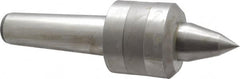 Value Collection - MT5 Taper Shank, 3.1" Head Diam Live Center - 2-3/4" Head Length, 1.575" Point Diam, 2-1/2" Point Len, 1,763 Lb Max Workpc, 10.6" OAL, Long Point - Americas Industrial Supply