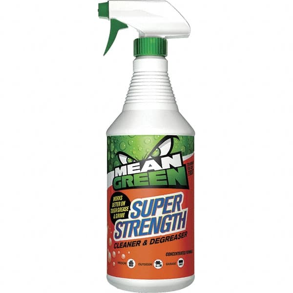 Mean Green - 32 oz Spray Bottle Cleaner/Degreaser - Liquid, Biodegradable, Low Odor - Americas Industrial Supply