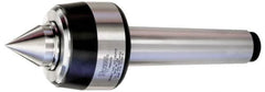 Royal Products - MT6 Taper Shank, 4" Head Diam 10,080 Lb Capacity Live Center - 3,500 Max RPM, 3.15" Head Length, 2" Point Diam, 2.31" Point Len, 4,080 Lb Max Workpc, 13-7/32" OAL, Standard Point - Americas Industrial Supply