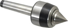 Royal Products - MT2 Taper Shank, 1-3/4" Head Diam 3,085 Lb Capacity Live Center - 6,000 Max RPM, 1.47" Head Length, 7/8" Point Diam, 1.01" Point Len, 725 Lb Max Workpc, 5-9/32" OAL, Standard Point - Americas Industrial Supply
