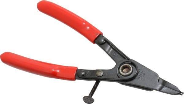 Rotor Clip - SH External Retaining Ring Pliers - 5-1/2" OAL - Americas Industrial Supply