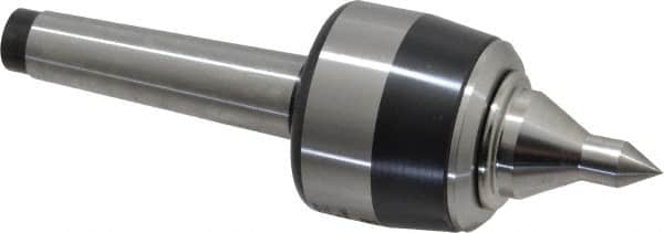 Royal Products - MT2 Taper Shank, 1-3/4" Head Diam 2,735 Lb Capacity Live Center - 6,000 Max RPM, 1.47" Head Length, 7/8" Point Diam, 1.35" Point Len, 375 Lb Max Workpc, 5-3/8" OAL, 3/8" Tip Diam, Long Point - Americas Industrial Supply