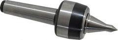 Royal Products - MT4 Taper Shank, 2.68" Head Diam 5,170 Lb Capacity Live Center - 4,500 Max RPM, 1.98" Head Length, 1-1/4" Point Diam, 2.18" Point Len, 1,120 Lb Max Workpc, 8-5/8" OAL, 1/2" Tip Diam, Long Point - Americas Industrial Supply