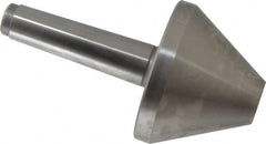 Royal Products - MT4 Taper Shank, 4.15" Head Diam 3,410 Lb Capacity Live Center - 4,500 Max RPM, 3" Head Length, 1-1/4" Point Diam, 3.01" Point Len, 860 Lb Max Workpc, 7-9/16" OAL, Bull Nose Point - Americas Industrial Supply