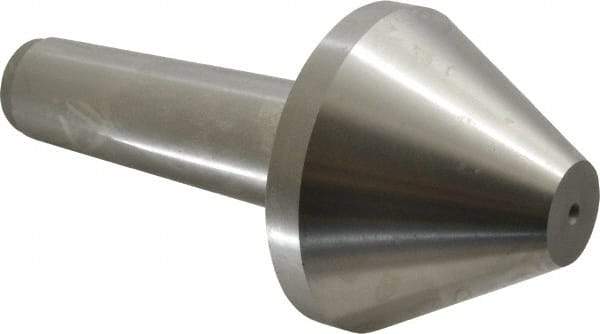 Royal Products - MT5 Taper Shank, 4.15" Head Diam 3,410 Lb Capacity Live Center - 4,500 Max RPM, 3" Head Length, 1-1/4" Point Diam, 3.01" Point Len, 860 Lb Max Workpc, 8-11/16" OAL, Bull Nose Point - Americas Industrial Supply