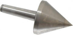 Royal Products - MT4 Taper Shank, 4-5/32" Head Diam 3,180 Lb Capacity Live Center - 4,500 Max RPM, 4-1/8" Head Length, 1-1/4" Point Diam, 4-1/8" Point Len, 630 Lb Max Workpc, 8-11/16" OAL, Pipe Nose Point - Americas Industrial Supply