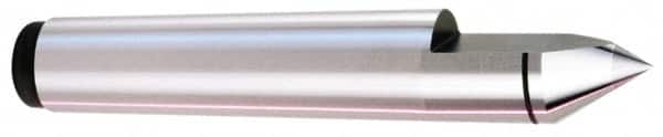Royal Products - 1.748" Head Diam, Carbide-Tipped Steel Standard Point Half Dead Center - 5MT Morse Taper, 1.748" Point Diam, 8-1/2" OAL - Americas Industrial Supply