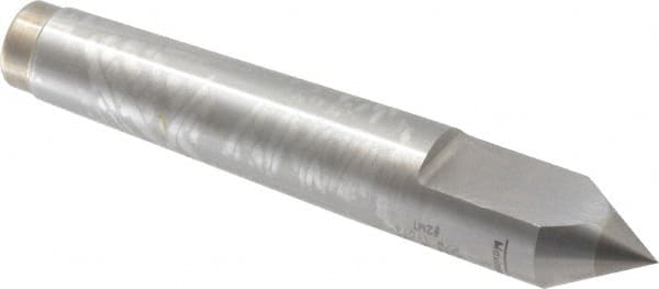 Royal Products - 0.7" Head Diam, Carbide-Tipped Steel Standard Point Half Dead Center - 2MT Morse Taper, 0.7" Point Diam, 4-3/16" OAL - Americas Industrial Supply