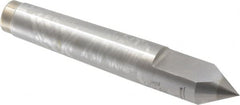 Royal Products - 0.7" Head Diam, Carbide-Tipped Steel Standard Point Half Dead Center - 2MT Morse Taper, 0.7" Point Diam, 4-3/16" OAL - Americas Industrial Supply