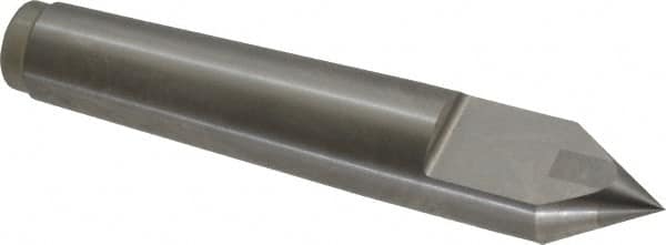 Royal Products - 0.938" Head Diam, Carbide-Tipped Steel Standard Point Half Dead Center - 3MT Morse Taper, 0.938" Point Diam, 5-1/4" OAL - Americas Industrial Supply