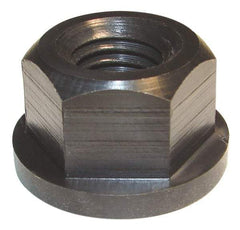 Morton Machine Works - 7/16-14, 1" Flange Diam, 9/16" High, 3/4" Across Flats, Flange Nut - Grade Nylatron GS Nylon, 5/32" Flange Height, TCMAI - Americas Industrial Supply