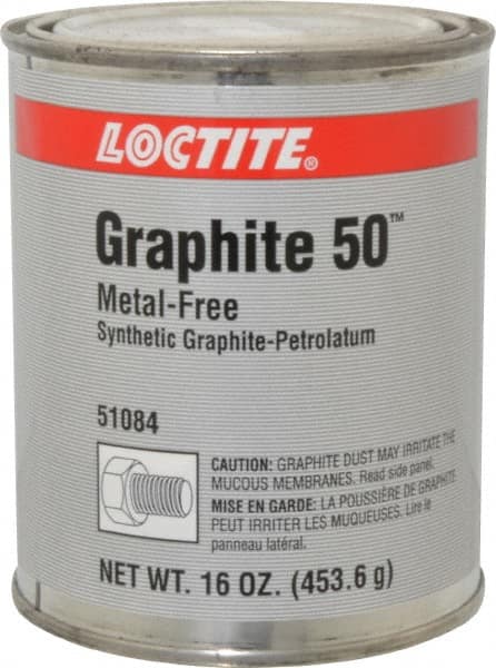 Loctite - 1 Lb Can General Purpose Anti-Seize Lubricant - Graphite, -29 to 482°C, Gray, Water Resistant - Americas Industrial Supply