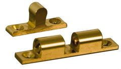 Value Collection - 2.15" Long x 0.43" Wide, Latch - Brass, with Dull Brass Finish - Americas Industrial Supply