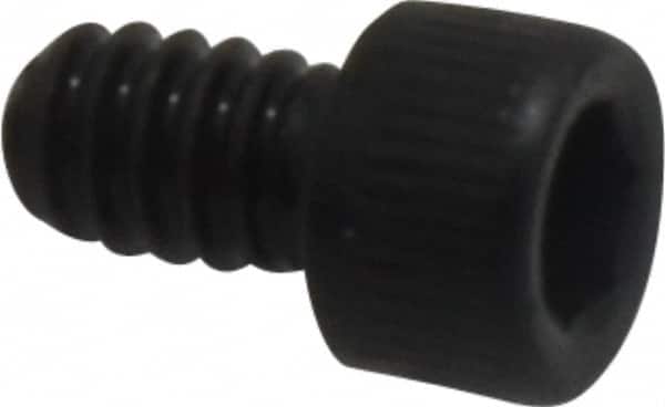 Value Collection - #4-40 UNC Hex Socket Drive, Socket Cap Screw - Alloy Steel, Black Oxide Finish, Fully Threaded, 3/16" Length Under Head - Americas Industrial Supply