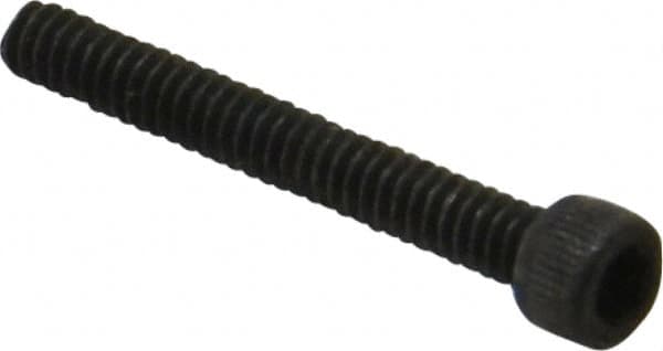 Value Collection - #4-40 UNC Hex Socket Drive, Socket Cap Screw - Alloy Steel, Black Oxide Finish, Fully Threaded, 7/8" Length Under Head - Americas Industrial Supply