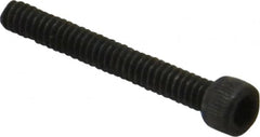 Value Collection - #4-40 UNC Hex Socket Drive, Socket Cap Screw - Alloy Steel, Black Oxide Finish, Fully Threaded, 7/8" Length Under Head - Americas Industrial Supply