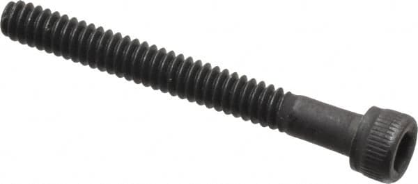 Value Collection - #4-40 UNC Hex Socket Drive, Socket Cap Screw - Alloy Steel, Black Oxide Finish, Partially Threaded, 1" Length Under Head - Americas Industrial Supply