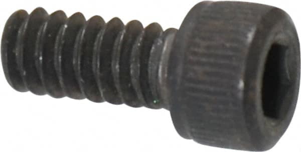 Value Collection - #6-32 UNC Hex Socket Drive, Socket Cap Screw - Alloy Steel, Black Oxide Finish, Fully Threaded, 5/16" Length Under Head - Americas Industrial Supply