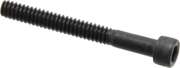 Value Collection - #6-32 UNC Hex Socket Drive, Socket Cap Screw - Alloy Steel, Black Oxide Finish, Partially Threaded, 1-1/4" Length Under Head - Americas Industrial Supply