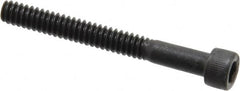 Value Collection - #6-32 UNC Hex Socket Drive, Socket Cap Screw - Alloy Steel, Black Oxide Finish, Partially Threaded, 1-1/4" Length Under Head - Americas Industrial Supply