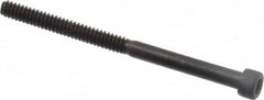 Value Collection - #6-32 UNC Hex Socket Drive, Socket Cap Screw - Alloy Steel, Black Oxide Finish, Partially Threaded, 2" Length Under Head - Americas Industrial Supply