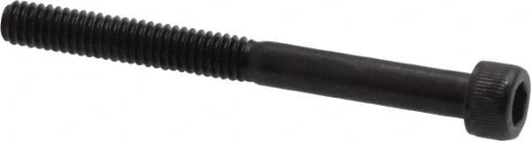 Value Collection - #8-32 UNC Hex Socket Drive, Socket Cap Screw - Alloy Steel, Black Oxide Finish, Partially Threaded, 1-3/4" Length Under Head - Americas Industrial Supply