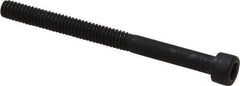 Value Collection - #8-32 UNC Hex Socket Drive, Socket Cap Screw - Alloy Steel, Black Oxide Finish, Partially Threaded, 2" Length Under Head - Americas Industrial Supply