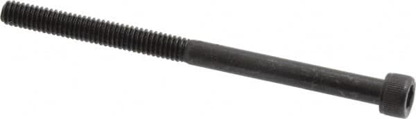 Value Collection - #8-32 UNC Hex Socket Drive, Socket Cap Screw - Alloy Steel, Black Oxide Finish, Partially Threaded, 2-1/2" Length Under Head - Americas Industrial Supply