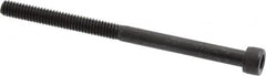 Value Collection - #8-32 UNC Hex Socket Drive, Socket Cap Screw - Alloy Steel, Black Oxide Finish, Partially Threaded, 2-1/2" Length Under Head - Americas Industrial Supply